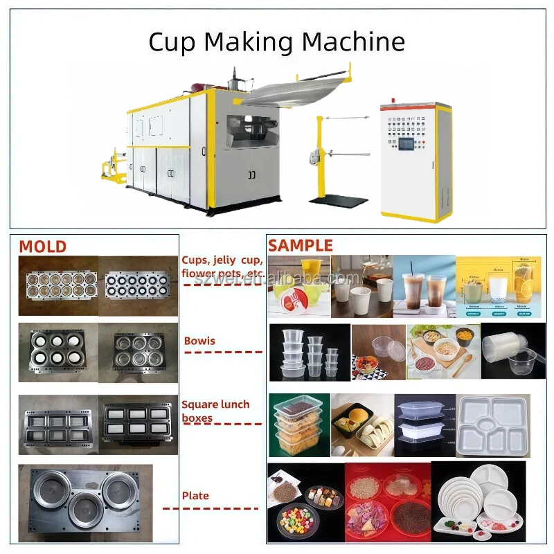 plastic cup making machine small