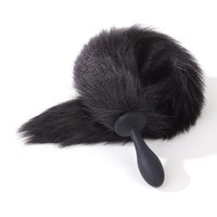 Plug anal en silicone avec queue en fausse fourrure, sûr pour le corps, queue moelleuse détachable, écologique, étanche, pour cosplay et jeux de rôle, idéal pour les débutants