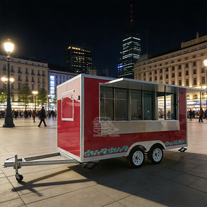 Fully Equipped Food Trailer Fast Mobile Kitchen for Pizza Coffee for Coffee Pizza Fast Food Truck Mobile <b>Bar</b> - Product Image 4