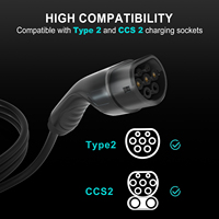 Beny Oem Mode 3 Home Portable Ev Câble de chargeur de voiture 22kw 7kw Câble de charge de véhicule électrique Type 2 à Type 2,J1772 ,GB/T