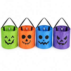Bolsa de Calabaza Luminosa y Brillante para Halloween, Bolsa de Dulces para Recoger o Dar, Decoración para Fiestas, Envío Directo Internacional - Product Image 5