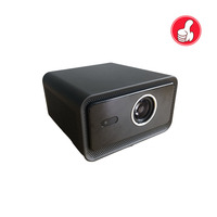 Projecteur vidéo LED LCD Colable 1000 Lumens 4K 1080P avec haut-parleurs intégrés, stéréo HIFI - Projecteur portable pour cinéma maison Android WL02