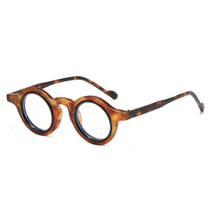 Mode ins 2025 tendance ronde anti lumière bleue lunettes femmes hommes personnalisé propre logo classique rétro petites montures <span class=keywords><strong>de</strong></span> lunettes - Product Image 5