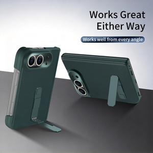 Fundas de Piel Sintética para Teléfono Móvil iPhone Duo con Protección de 360 Grados °   Soporte giratorio para teléfono, cubierta rígida protectora ultrafina a prueba de golpes - Product Image 4