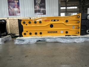 Le type supérieur SB151 de briseur hydraulique d'excavatrice de soosan convient à une variété de travaux - Product Image 6