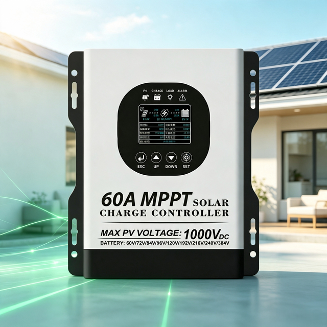 LAUREL 60A 384V MPPT Solar Charger Toroidal Transformer LCD 23040W for Home Solar Power Station Off-Grid