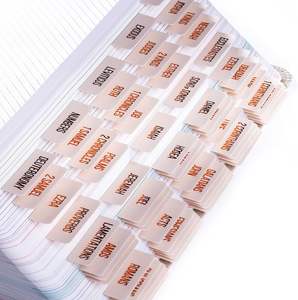 Onglets de Bible laminés, lettrage doré et résumés de livres, autocollants à grand format <span class=keywords><strong>repositionnables</strong></span> pour une navigation facile - Product Image 1