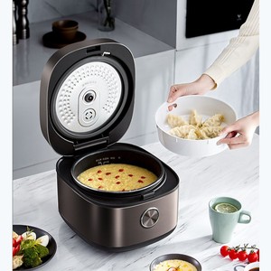 Cuisinière à riz intelligente Midea 4L en forme de tambour, en acier inoxydable, électrique, avec fonction de réservation, pour la maison et les dortoirs - Product Image 3