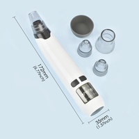 Extracteur de points noirs électrique en silicone avec fonction chauffante pour le traitement de l'acné et le nettoyage des pores du visage