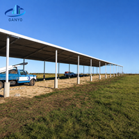 Structure en acier préfabriquée pour entrepôt agricole, destinée au stockage de céréales, d'aliments pour animaux, d'engrais et d'équipements agricoles