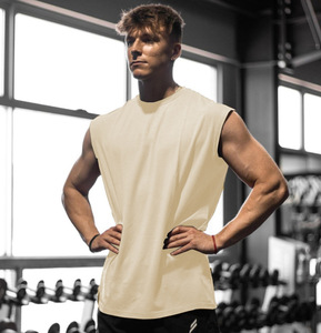 <b>Men</b> Sports Sleeveless Shirts Custom logo Quick Drying tank Tops Small Stand Neck Gym Sports Vest Breathable Casual <b>Singlets</b> - Product Image 6