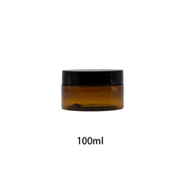 Stock de fabrication pour emballages cosmétiques : Pots et flacons en plastique ambré de 50ml, 100ml, 120ml, 200ml, 500ml pour crèmes cutanées et films capillaires