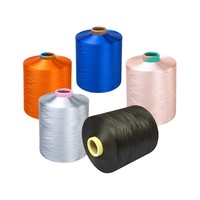 Hilo DTY de Poliéster 100D 150D 100% Texturizado de Alta Tenacidad Ecológico para Bordado y Costura Overlock
