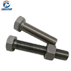 High Tensile M2 M3 M4 M5 M6 M8 M10 Stainless Steel Full Thread Hex <strong>Screw</strong> <strong>Nut</strong> <strong>and</strong> Bolt - Product Image 1