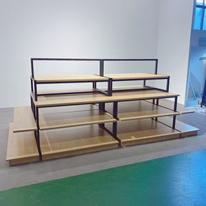 حامل عرض من خشب الماهوجني خفيف, خزانة عرض مخصصة لمركز التسوق - Product Image 1