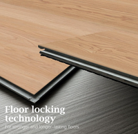 Plancher en vinyle SPC de luxe imperméable de qualité supérieure, plancher en PVC personnalisable pour une utilisation en intérieur, salon et salle de bain