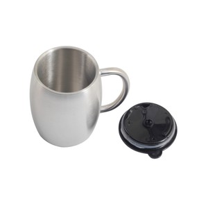 Tasse de bureau à bière en acier inoxydable à double paroi - Product Image 5