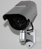 Fausse caméra de sécurité CCTV à énergie solaire bon marché étanche IR LED Surveillance