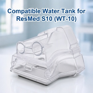 Réservoir d'eau HumidAir compatible pour <span class=keywords><strong>ResMed</strong></span> <span class=keywords><strong>AirSense</strong></span> <span class=keywords><strong>10</strong></span> Elite AutoSet, chambre de remplacement durable pour système d'humidification S10 - Product Image 3