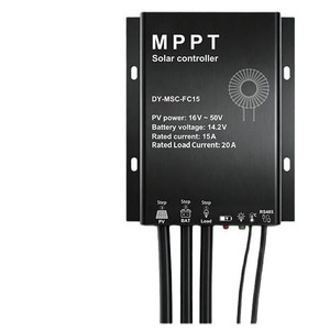 ตัวควบคุมการชาร์จพลังงานแสงอาทิตย์ MPPT 15A 12V/24V |   ตัวควบคุมแรงดันไฟฟ้าแบบกันน้ำแบบปรับลดแรงดันอัตโนมัติ - Product Image 1