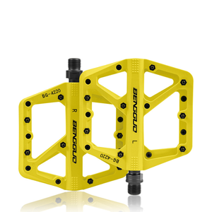 Pédales en fibre de nylon pour vélo, pédales de vélo de montagne, grandes pédales antidérapantes, pédales à roulement pour vélo à pignon fixe/vélo de route - Product Image 2