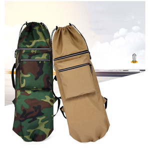 Sac à dos de skateboard personnalisé, sac double Wishbone léger et imperméable, sac de yoga, sac à dos pour planche de surf terrestre - Product Image 1