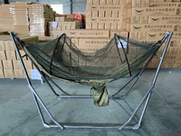 Balançoire de camping intérieure/extérieure avec structure en acier inoxydable, lit balançoire portable