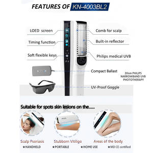 Lámpara de Fototerapia UV Inalámbrica Recargable para el Alivio del Eccema y la Psoriasis <span class=keywords><strong>en</strong></span> Movimiento - Product Image 5