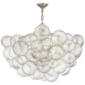 Lustre américain rétro en verre, lampe de luxe française créative villa salon et salle à manger - Product Image 5