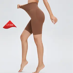 NO SEE THROUGH Apex Sweat-wicking High-waisted Big Butt Sexy Hot Girl Seamless Leggings Athletic Gym Shorts