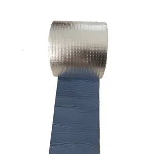 Factory Low Price High Quality Butyl Rubber Sealing Tape Self Adhesive Bitumen Waterproof Tape Butyl Aluminium Foil Butyl Rubber
