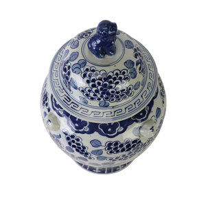 RUXI Vaso Antico in Ceramica di Jingdezhen Smaltata e Dipinta a Mano, Porcellana Blu e Bianca, Vaso Cinese Retrò con Fenice, Decorazione per la Casa - Product Image 4