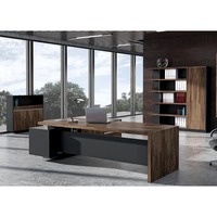 Table de bureau de direction moderne de luxe sur mesure pour PDG et cadres