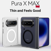 Funda de Teléfono Plegable de TPU con Cobertura Total de Lente, Diseño Ejecutivo para HUAWEI Pura Max Sin Soporte, Lo Más Nuevo de KAOU