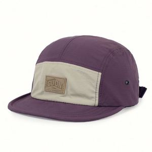 หมวกแก๊ปแบบสปอร์ต 5 ชิ้น แบบสองสี ผสมสี สำหรับวิ่งและตั้งแคมป์  ขายส่ง ปรับแต่งได้ แห้งเร็ว ทำจากไนลอน เหมาะสำหรับทุกเพศทุกวัย สไตล์สตรีท - Product Image 5