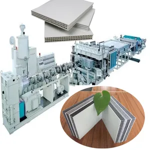 Plastic Extruder PP Hollow Building board extrusion line Template Formwork Board Construction Making Machine