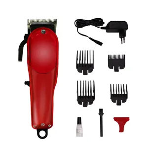 Hot sale Professional Cordless Portable Rechargeable barbershop equipment hair salon suppliers Close Cutting T-Blade Trimmer