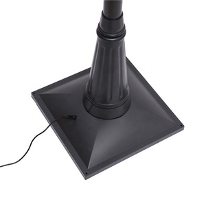 Lampe pilier lumineuse de Noël avec musique, <span class=keywords><strong>lampadaire</strong></span> avec neige qui tombe, lanterne musicale pour la décoration des fêtes - Product Image 5