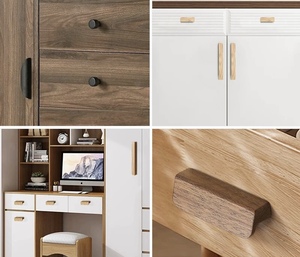 <span class=keywords><strong>2025</strong></span> Thiết Kế Mới Đồ Nội Thất Hiện Đại Xử Lý Tủ Quần Áo Ngăn Kéo Bằng Gỗ Núm Xử Lý Rắn Gỗ Xử Lý Cao Cấp Tủ Bếp Xử Lý - Product Image 6