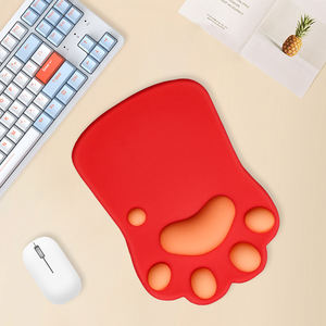 Tapis de souris en silicone Kawaii personnalisé pour <span class=keywords><strong>PC</strong></span> portable bureau tapis de souris ergonomique griffe de chat imprimé dessin animé sublimation tapis de souris imprimé - Product Image 1