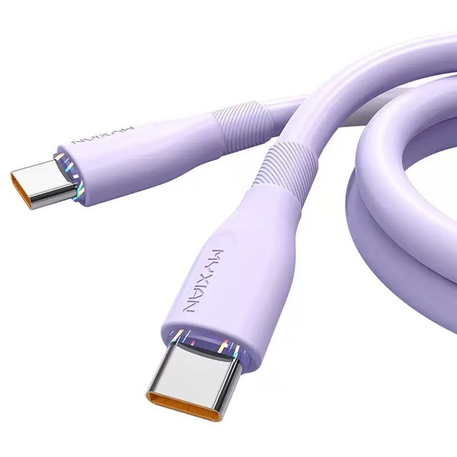 SHD Type-C Data Cable 120W PD27W TPE 6A Fast Charging for Laptop Mobile Phone Car Printer for IOS