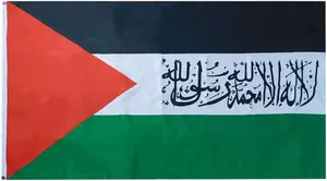 Bandera de Palestina gratis más vendida, banderas con logotipo de país personalizado, banderas de tela de poliéster de 3x5 pies, Palestina