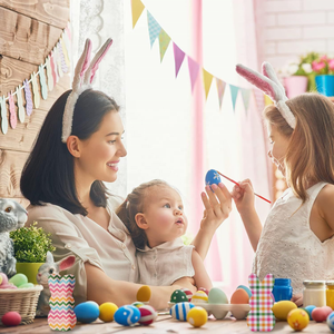 Cortes de madera DIY sin terminar con forma de conejo y letreros de madera con forma vertical para Pascua, Ramadán y Graduación - Manualidades de pintura para niños - Product Image 6
