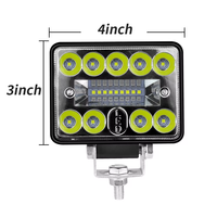 Barre lumineuse de travail LED pour voiture DXZ H-DSY-1-3C 3 pouces, étanche, 18 SMD, 54W, 12V-24V, certifiée CE, pour rénovation/amélioration, garantie 1 an