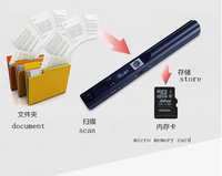 Scanner de documents papier CMOS portable haute vitesse 900 dpi USB format A4, en stock