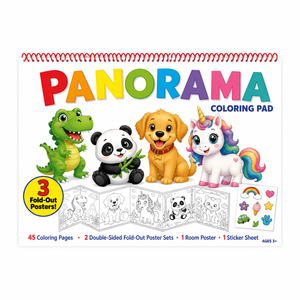 Libro de Pintura de Acuarelas Personalizado <span class=keywords><strong>para</strong></span> Niños, Reutilizable, sin Desorden, Libro <span class=keywords><strong>para</strong></span> Colorear, Impresión con MOQ Bajo - Product Image 2