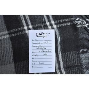 ब्लू फोनिक्स सुपर सॉफ्ट 100% ऐक्रेलिक टार्टन प्लाड अफ्रीका स्कारफ आरामदायक शीतकालीन चेक पैटर्न अनुकूलन योग्य और सस्ती - Product Image 6