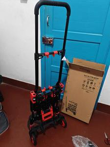 Carretilla de Mano Plegable Multifuncional Gliway, Carro de Transporte Portátil Resistente para Almacén, Entrega, Camping - Product Image 6