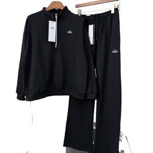 Ensemble de survêtement décontracté pour homme, col montant, demi-zip, idéal pour la course et le sport en extérieur – Collection Automne - Product Image 5