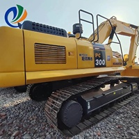 Excavatrice sur chenilles Komatsu PC 300-7 d'occasion avec moteur et pompe